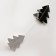 Garland "Christmas trees", length 4 m, silver color