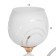 Chandelier "Patricia" 5x40W E27 white, gold 56x56x35cm