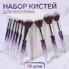 A set of makeup brushes 