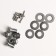 A set of a single kolkovo mechanics Music Life, silver with brown, 3+3