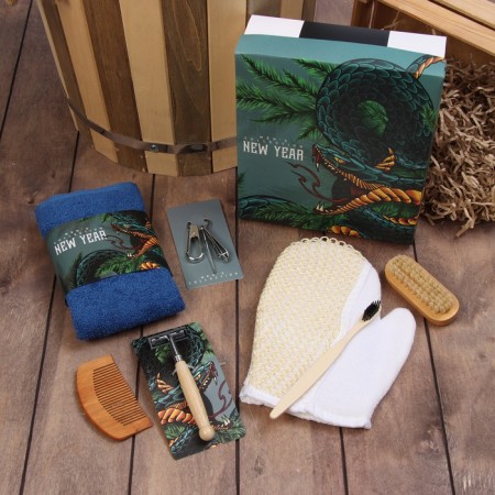 Set of gift "snake" towel and ACS (7 subjects)-2
