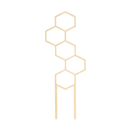 Shpalera, 40 × 15 cm, wood, "honeycomb", Greengo-2