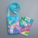 Gift set for the girl “Magic around”, bag, brooch, blue color