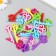 Decor for creativity plastic "Color keys" set 20 pcs 0.4x2.8x6.1 cm