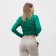 Women's longing, dark green color, size S (42)