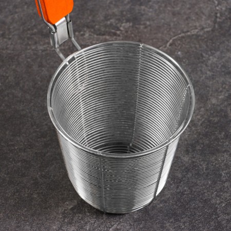 Basket for the preparation of potatoes free, 31cm, wood handle-5