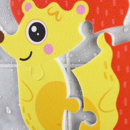 Soft puzzle for kids "Hedgehog on a walk", 3 details, crush me-8
