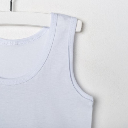 T-shirt for a boy, white color, height 134-140 cm-1