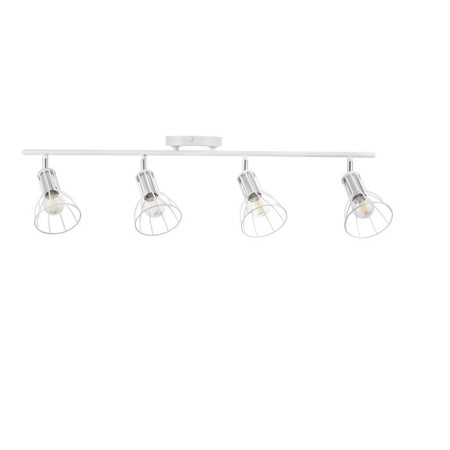Lamp "Boston" 4x60W E14 white/chrome-3