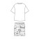 Pajama for men PlayTode: T -shirt and shorts, size S