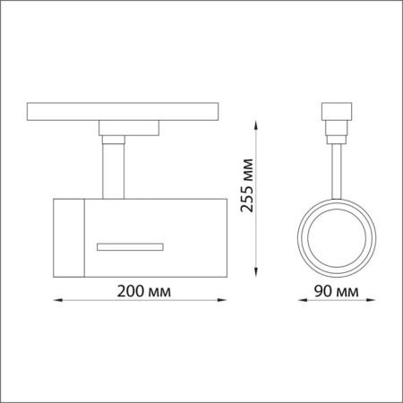 TRUKENT LOW PORT 1-F, 30W LED, 4000K, 2700LM, black color-1