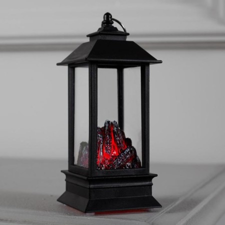LED figure "fireplace" 5 × 13 × 5 cm, plastic, batteries AG13x3, glow red