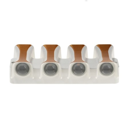 Facade lamp "Elegant", FSD-041, 8 W, 3000K, 4 rays, IP65, 220 V, plastic, white-6