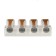 Facade lamp "Elegant", FSD-041, 8 W, 3000K, 4 rays, IP65, 220 V, plastic, white