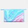 Cosmetic bag with lightning, blue color
