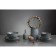 A bottle for oil/vinegar Tkano Kitchen Spirit, 250 ml, dark gray color