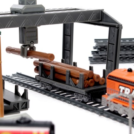 Lesopilka railway, radio control, works from batteries, light-2