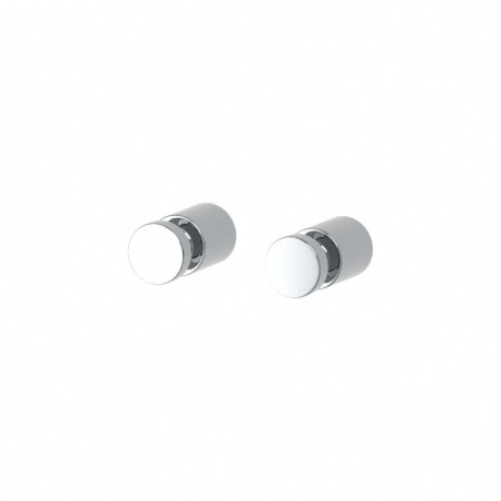 CRECOUS COMPLEMEN 2 pcs 3.0 cm, chrome artwelle