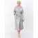 Women's bathrobe with a hood, size 48-50, color dark gray