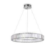 Подвесной светильник Freya FR5257PL-L25CH Tier, 600х600х1500 мм, LED, 22,5Вт, 1800Лм, цвет хром