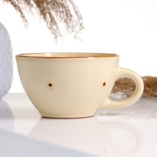 Gift mug 0.3l / 7x12cm, caramel