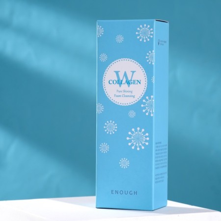 Cleaning foam with sea collagen Enough W Collagen Pure Shining Foam Cleansing, 100 g-1