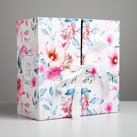 Gift box, packaging, “flower”, 29.5 x 29.5 x 14.5 cm-1