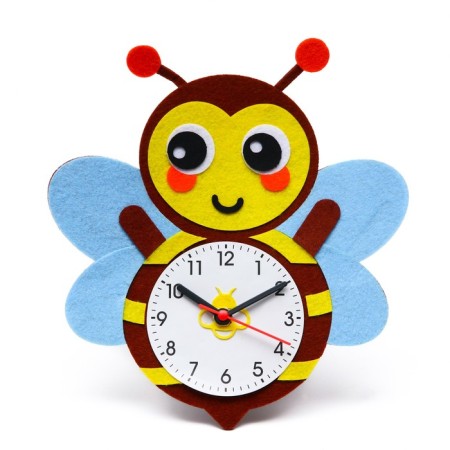 Table hours DIY "Bee made of felt" children, set for creativity, 23 x 21 cm, aa-1
