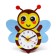 Table hours DIY "Bee made of felt" children, set for creativity, 23 x 21 cm, aa