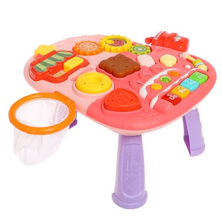 4 in 1 tablet table, sound, pink color-10