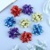 Bant star No. 7.5, packing 8 pcs., Metalik with a pattern, mix