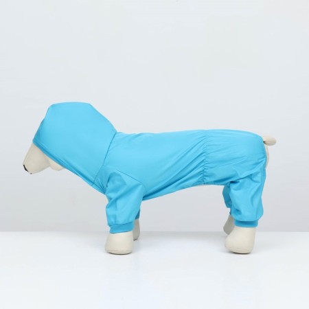 Overalls for animals, without lining, size XS, blue-3
