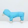 Overalls for animals, without lining, size XS, blue