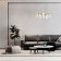 Suspended lamp 8x40W E14, size 75x75x111 cm