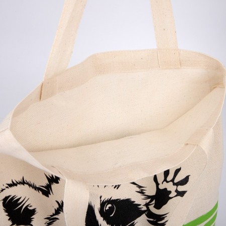 What are you carrying a shop bag? without lightning, without lining, beige color-5