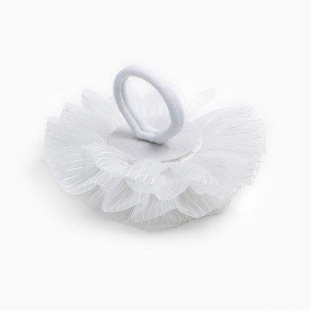 Graduation. Bant for hair on elastic band, 11 cm, cold heart-4