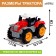 The “Farmer” Tractor-Perevoysh Tractor works on batteries, red color