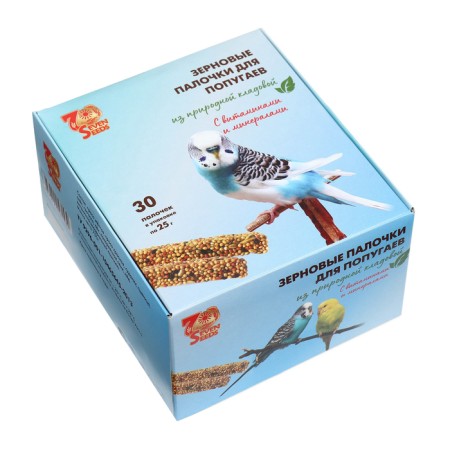 Set of "Show Box" sticks for parrots with vitamins and minerals, box 30 pcs, 750g-2