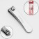 Kusachki-penniper manicure, 6 cm, on the blist, the color is silver matte, 3018s
