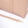 Bag Female Tout with zipper, beige color