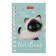 Notebook, A7, 40 sheets, in a cage, on a crest, "Koshariki", cover coated cardboard, OFSET block, mix