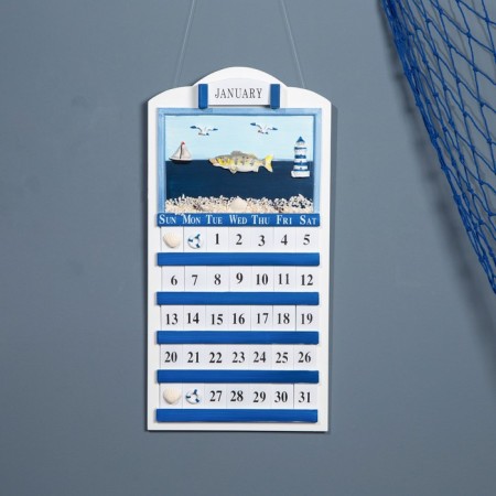 Eternal calendar "Sea Style" 56*28cm