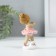 Souvenir Polystone "Girl Ballerina in the pink pack" 5x4.5x9.5 cm