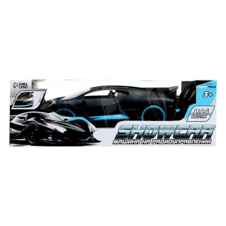 Radio -controlled machine "Shokukar", 1:14, works from batteries, black color-7