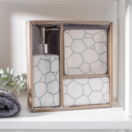 A set of accessories for the bathroom "Giraffe", 3 items (soap dish, soap dispenser 360 ml, glass 360 ml)-2