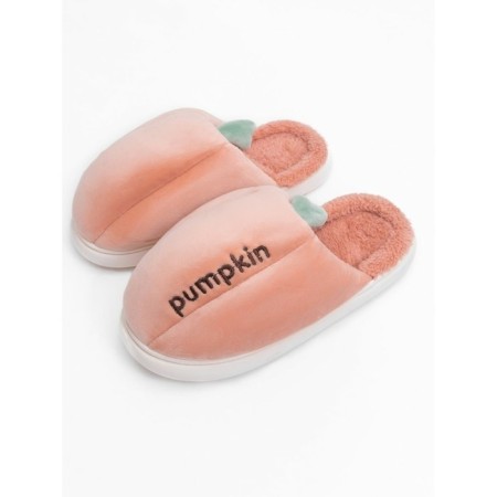 Pumpkin slippers, size 38-39, peach color-3