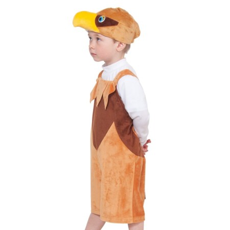 Eagle carnival costume, plush, 3-6 years, height 92-122 cm