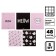 A set of notebooks of 5 pieces, 48 ​​sheets in the Calligrata "Meow" cage, covered cardboard, offset block