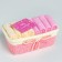 A set of terry decorative napkins Ethel "Beautiful" 30x30sm-8pcs, pink color, 100% cotton