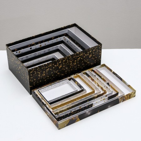 A set of boxes 10 in 1, gift packaging, “Happy Birthday”, 12 x 7 x 4 - 32.5 x 20 x 12.5 cm-7